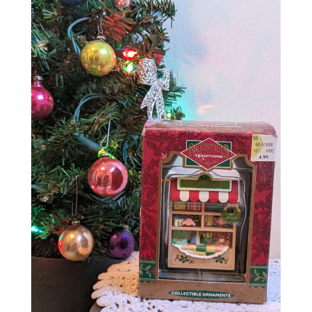Vintage Toy Shop Christmas Ornament Christmas Traditions Collectible Holiday